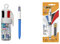 BIC 4 Couleurs Stylos-Bille Rétractables Pointe Moyenne (1,0 mm) - Pot à Stylos de 6 & 4 Couleurs 3+1 HB Stylo-Bille et Porte-Mines - Blister de 1 + 12 Mines 0,7 mm HB