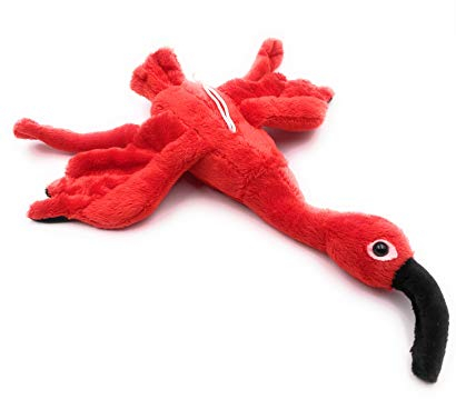 Onwomania Plüschtier Kuscheltier Stoff Tier Scharlachsichler rot Vogel 29 cm