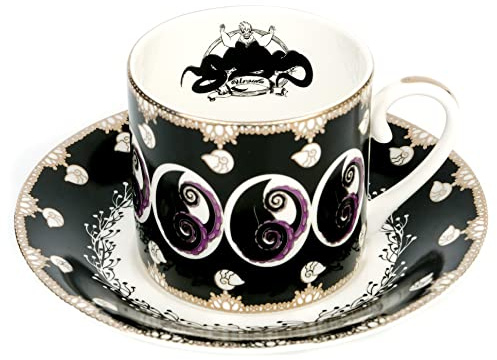ENGLISH LADIES Disney Tasse mit Untertasse Arielle Ursula Porzellan