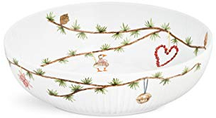 Kähler Schale Ø30 cm Servieren Hammershøi Christmas Handarbeit, weiss