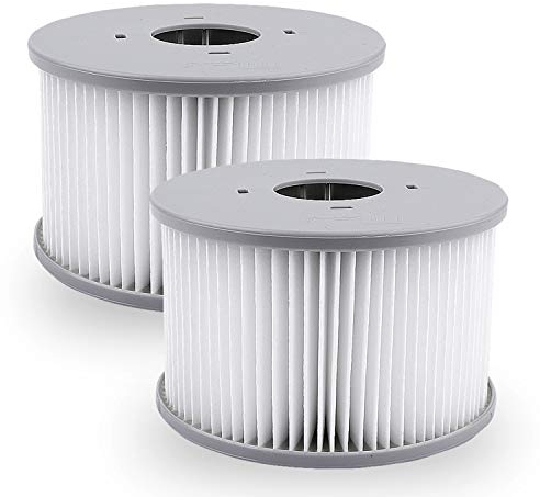 Ersatzfilter für MSPA Whirlpool Ersatzfilter-Kartusche Wasserfilter, Filter für Whirlpool und heiße U-Boote sowie Spas, Aufblasbare Pools, Wasserfilter Modell ab 2020