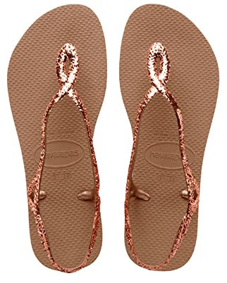 Havaianas Infradito Luna Premium glitter Rose Gold (39)
