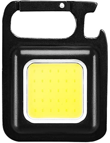 ATopoler LED Small Flashlight 800Lumens Bright USB Rechargeable COB Mini Keychain Flashlight Multifunctional Waterproof Portable Pocket Light 3 Modes for Emergency Walking Camping Fishing