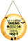 GADXE Halloween-Holzanhänger Trick or Tag Hexenkürbis-Holzanhänger Halloween-Willkommens-Türschild Geschenke Für Sie Freundin 30 (B, One Size)