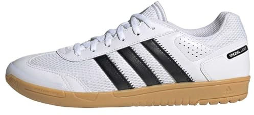 adidas Unisex Spezial Light Handball Shoes, Cloud White/Core Black/Core Black, 48 2/3 EU