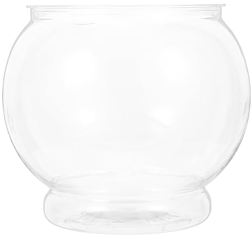 OSALADI Transparentes Desktop-Aquarium Robustes Fischglas Mit Einzigartigem Design Für Pflanzen Und Fische Perfektes Für Tierliebhaber Dekorative Gestaltung Für Ihr Zuhause
