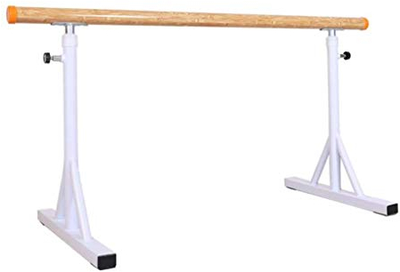Freistehende Ballettstange, Mobile Tanzstange, Fitness-Stretch-Reckstange für Zuhause oder Studio, höhenverstellbar von 80 cm bis 120 cm (Farbe: Rosa, Größe: 1,5 m) (weiß 1 m)