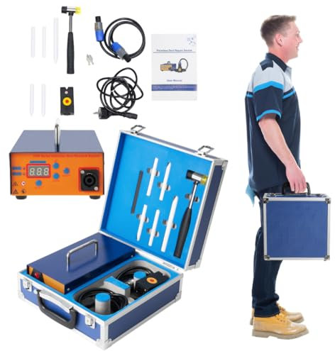 Outil De DéBosselage Réparation Sans Traces Peinture BoîTe Chauffante Chaude Induction Dent Machine RéParation Voiture Chauffage Par Induction Écran Numérique Réparer les Bosses Carrosseries en Acier