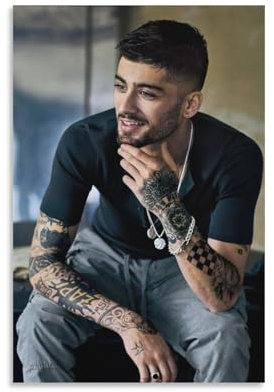 YOUMAN Zayn Malik Poster, Motiv: Sänger, hübsches britisches Poster, coole Kunstwerke, Gemälde, Wandkunst, Leinwanddrucke, hängende Bilder, Poster, 20 x 30 cm