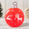 Groß Weihnachtskugeln Weihnachtsdeko, Aufblasbar Kugeln Weihnachtsdeko Weihnachten Ball, Wasserdicht Weihnachtskugel Ornamente für Hochzeit Party (A)