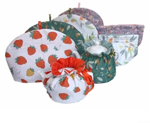 Teekanne Isolierhaube aus Baumwolle für Küche Dekoration und Funktionalität (16)