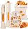 4 bolsas de pan de lino con cordón, 40 x 30 cm, bolsas de lino reutilizables para pan, bolsas de pan, bolsas de pan, bolsas de pan, bolsas de pan lavables, tela para pan, baguette, frutas y verduras
