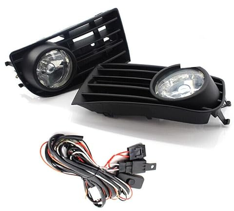 JKAPCYJFHF 1 juego de rejilla de luz antiniebla LED adecuada for VW Golf 5 Mk5 Rabbit de 2003 a 2009-