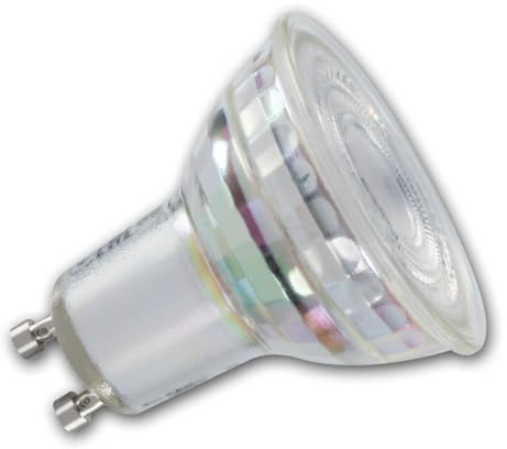 GU10 LED Strahler IQ-LED EX, 230V/4,7W, 850 Lumen, neutralweiß, 120° Grad Abstrahlwinkel, Glasgehäuse, 50x56mm (ØxL), Energieklasse A