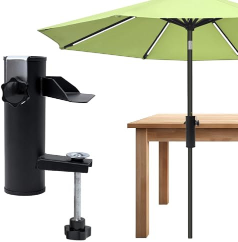 Cisolen Supporto per ombrellone da balcone, supporto per ombrellone da balcone, supporto per ombrellone da balcone, terrazza o tavolo, campeggio