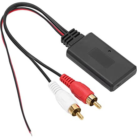 Zohisin Car Radio Bluetooth Adapter Stereo 2Rca Wireless Aux Audio Cable Replacement for Kenwood and Clarion With Bluetooth 5 0 Compatibility Multiple Audio Format Support Original Design