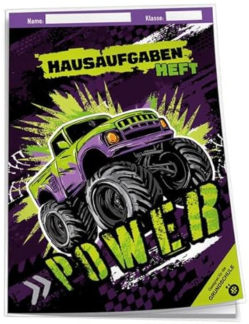 TRÖTSCH - Hausaufgabenheft Grundschule Power: Schulplaner Hausaufgabenheft Timer Terminkalender