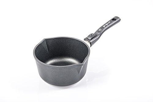 Gerti Gundel Cacerola Cazo para leche con mango extraíble ( – El original – Fabricado en Alemania (apta para inducción, 18 cm (1,5 litros))