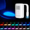 Rechargeable 16-Color Toilet Night Light with IP67 Waterproof Design, Motion Sensor LED Toilet Bowl Light, 5 Stage Dimmer, Motion Detection, Long Lasting (1 Pack)