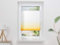 K-home Klemmfix-Plissee Farbverlauf Gelb 65cm x 130cm (B x L)