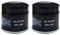 AHL 2 x Ölfilter Schwarz für kawasaki ER6F 650/ER6N 649 2006