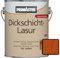 Primaster Dickschichtlasur SF1105 Holzlasur Holzfarbe Wandfarbe Außenlasur Lasur