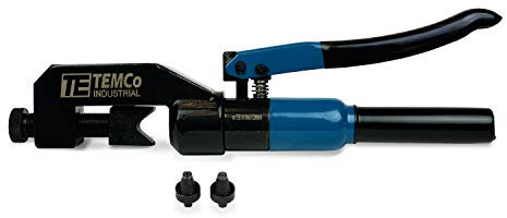 TEMCo Hydraulic Lug Crimper Tool TH1818 DIELESS Indent 10AWG to 400MCM Electrical Battery Terminal Cable Wire 5 Year Warranty