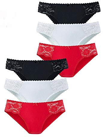 PETITE FLEUR Damen Jazz-Pants Slips weiche, elastische Qualität & Feminine Details für höchsten, Baumwolle