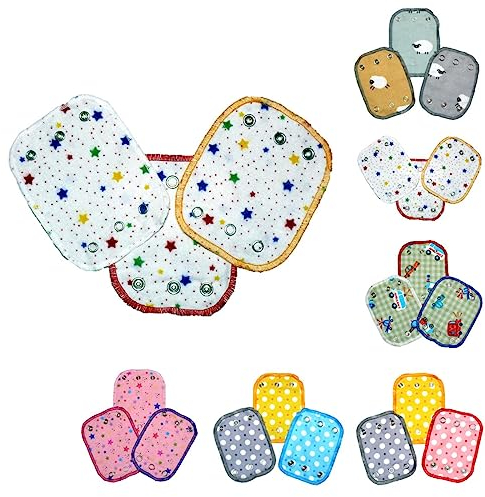 Kabea Universal Bodyverlängerungen 3er Pack aus Baumwolle (Sternenregen Weiß)