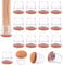 Niviy 16 Pièces Protection Pied de Chaise Embout de Chaise pour Anti-Rayures et Réduit Le Bruit Patin Chaise Silicone Tampon de Chaise Protection Parquet Transparents 20MM