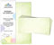 Briefpapier mit Umschlag Briefpapier-Set Vintage grün Motivpapier für Einladungen Hochzeit Urkunden (20 Blätter + 20 Umschläge)