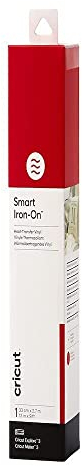 Cricut Smart Iron-On Heat-Transfer Vinyl | 1 sheet | 33cm x 2.7m | Red