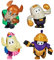Heroes of Goo Jit Zu Fall Guys 62577 MINIFIGUREN ZUM SAMMELN (CA. 4 cm Gross) IN DER HERO-SQUAD-4ER-PACKUNG