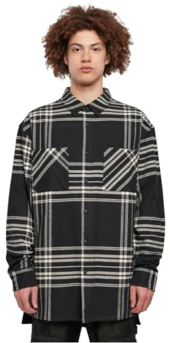 Urban Classics Herren Long Oversized Checked Summit Shirt