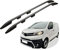 RC Royal Class Dachreling aus Aluminium eloxiert passend für Toyota Proace Verso L3 lang (LWB) Baujahr ab 2016 passgenau in Schwarz mit Allgemeiner Betriebserlaubnis (ABE)