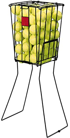 Ball-Pick-Korb Draht-Tennis-Hopper for Ballaufnahme Übungsballkorb – einfachste Art, Tennisbälle zu halten, Ballaufnahme-Tennis-Hopper