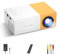 Mini Projecteur, Projecteur Portable YG300 pour Dessin animé, Projecteur de Film Extérieur, Projecteur Vidéo LED Pico pour Cinéma Maison avec Interfaces HDMI (Prise UE)