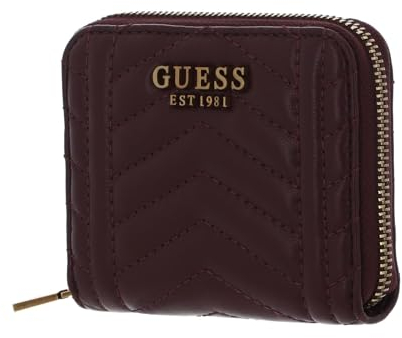 Guess Lovide SLG Small Zip Around Wallet Merlot