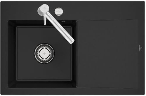 Villeroy & Boch Subway Style 45 Chromite - 3348 02 J0 Keramikspüle Excenterbetätigung