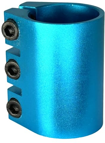F26 Chilli Pro Scooter Basic 3er Stunt-Scooter Trick Roller I für Aluminium und Titan Lenker mit Klemmschlitz I Klemme I Bar Clamp (Türkis, 34,9)