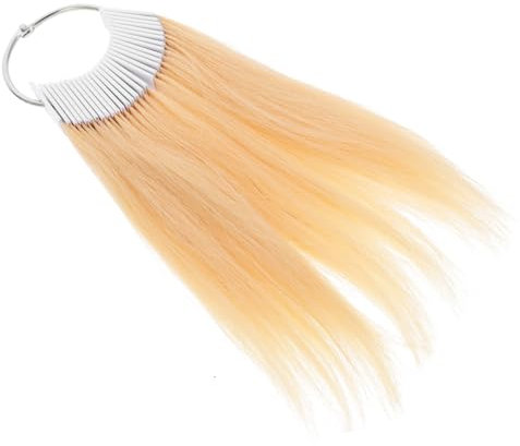 VINTORKY 30pièces Échantillons De Couleur De Cheveux Anneaux Nuancier De Cheveux Réels Pour Tests De Coloration Et Techniques De Coiffure