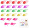 Toy Fish, Badefisch, 25 Stück Fake Fische, Fische Spielzeug, Fisch Spielzeug, Fisch Spielzeug Für Kinder, Künstliche Bewegliche Fische, Weiche Gummi Goldfische Spielzeuge Kleine Gefälschte Fische