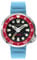 Nubeo Men's 50mm Ventana Automatic Limited Edition Timeless Black Watch with Silicone Strap NB-6102-01