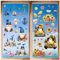 CRASPIRE 8 Blatt Sommer Wandaufkleber Zwerg Obst Meer Kokosnussbaum Fensteraufkleber Wandaufkleber Abziehen Und Aufkleben Vinyl PVC Wasserfest Selbstklebend Dekor Für Schlafzimmer Wohnzimmer Bad