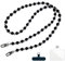 HiWODO Mobile Phone Lanyard Crossbody,Acrylic Beaded Phone Strap with Metal Buckle,iphone Lanyard Neck Strap Compatible with Most Smartphones Cases