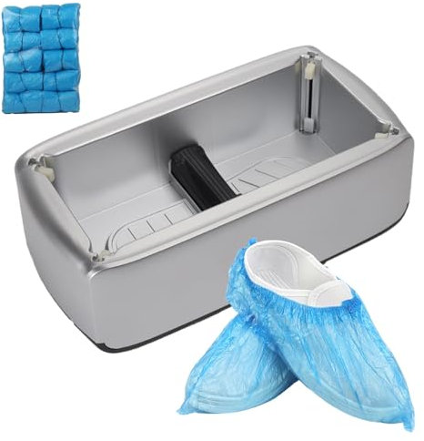 Footwear Protection Dispenser, Shoe Wrapping Device, Quick Shoe Cover, Shoe Covering Machine, Machine Shoe Covers, Automatic Shoe Wrapper With 100 Shoe Covers for Women Men