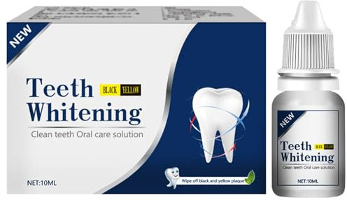 Zahnpflegetropfen,ZäHne Sofort Sofortige Aufhellungsfarbe,Zahnfarbe Instant Weiß,Zahnlack Teeth Whitening Paint Sicher und Effektiv für empfindliche Zähne 10ml