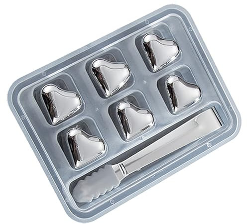 Pierres de glace réutilisables, bloc de glace pour bouteilles d'eau | Pierres de refroidissement réutilisables, en forme de cœur, technologie de refroidissement élevée pour une congélation rapide