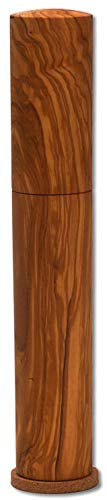 Handgefertigte Unikat Salzmühle, Pfeffermühle, Gewürzmühle, SeleXions Olivenholz geölt 30 cm