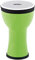 Nino Percussion Elements Mini Djembe - Kleines Musikinstrument für Kinder ab 3 Jahren - Durchmesser 6 Zoll - Kunststoff, Grün (NINO-EMDJ-GA)